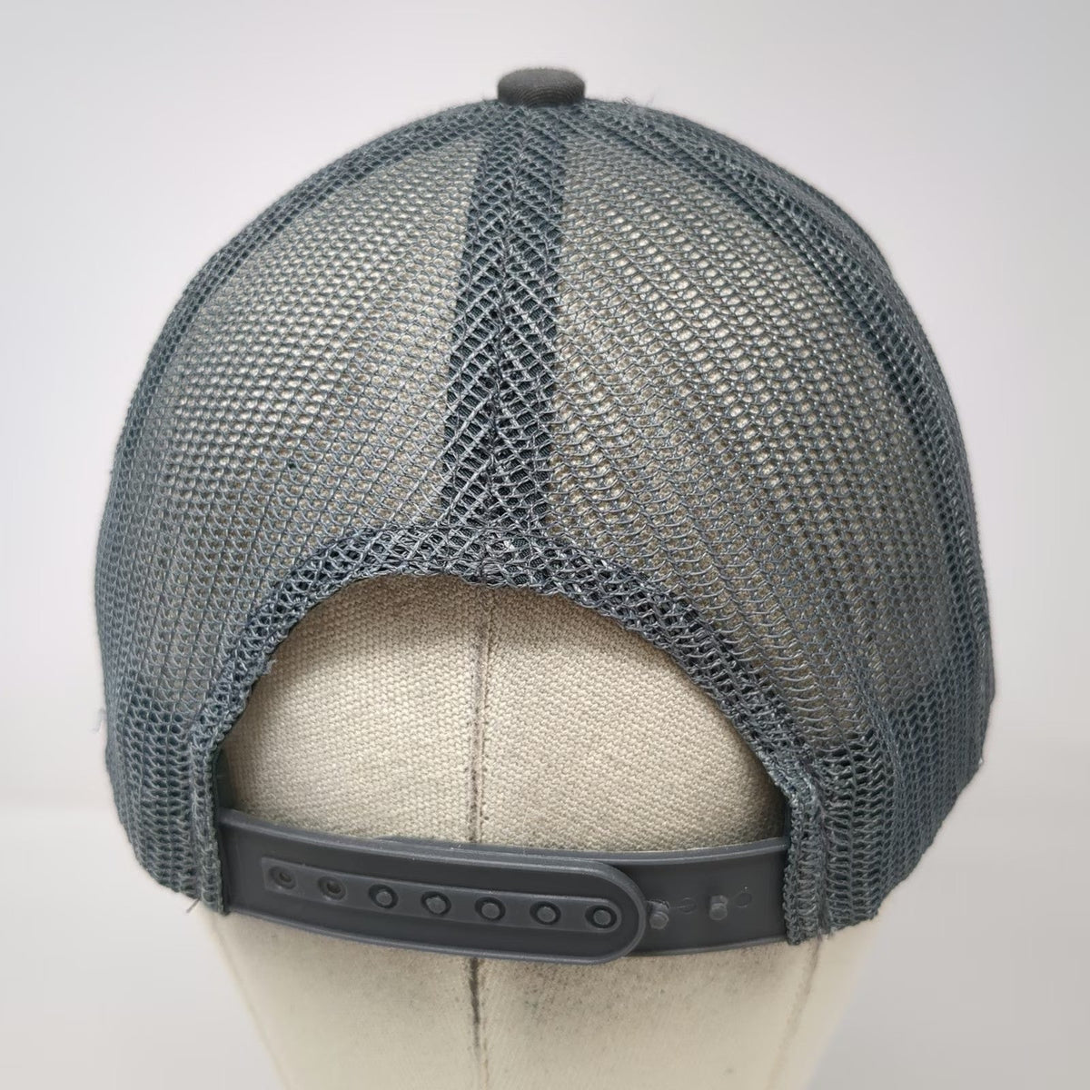 Gray Trucker Hat One Size Laguna Beach California Mesh Back Snapback Embroidery