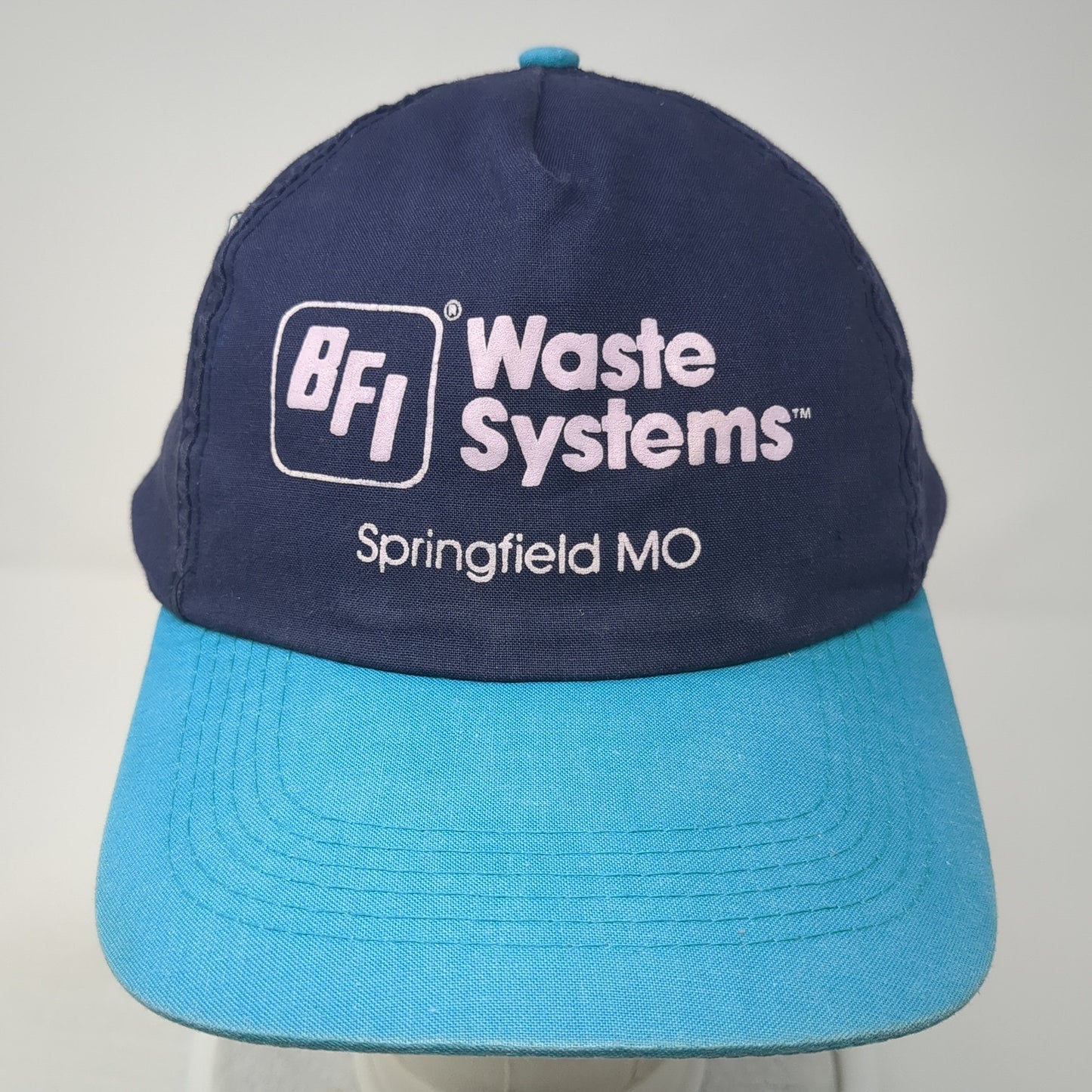 BFI Waste Systems Springfield MO Snapback Hat Blue OS Adjustable Embroidered