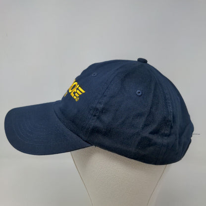 Monroe Brakes Men's Strapback Hat Blue Adjustable Embroidered Logo Cotton