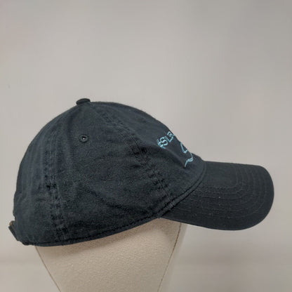 Silver Stride Pride Uproar Slideback Hat Black OSFM Adjustable Embroidered Otto
