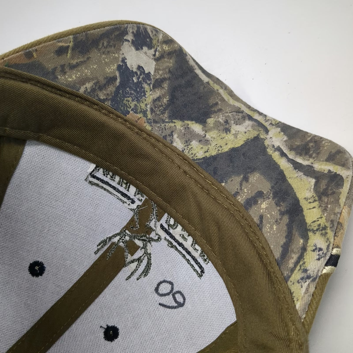 Outdoor Cap Mule Deer Foundation MDF Baseball Cap Brown One Size Camo Brim Hat