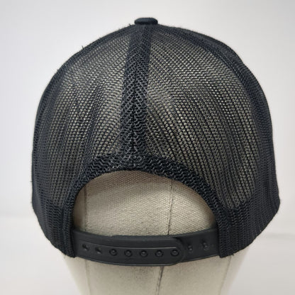 Yupoong Trucker Hat Black One Size Snapback Whiskey Bent Brownsboro Texas Mesh
