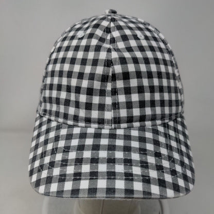 Unbranded Strapback Hat Multicolor OSFM Gingham Check Adjustable Blank