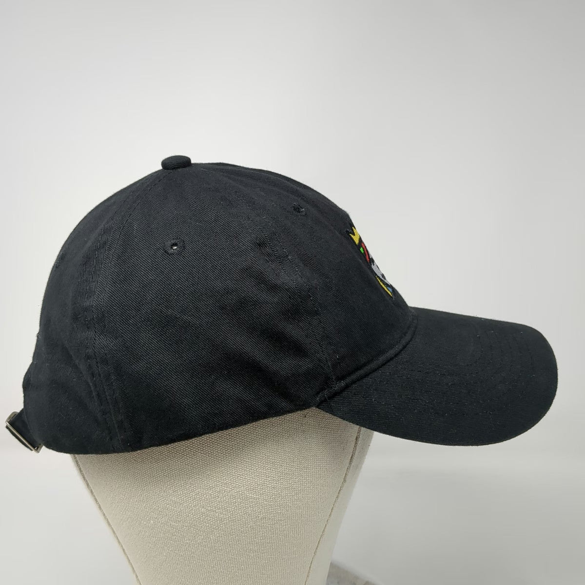 Queensboro Baseball Cap Black One Size Trust The Queen Logo Slideback Hat