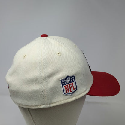 New Era Tampa Bay Buccaneers NFL White Red L Cap 39THIRTY Stretch Fit Skull hat