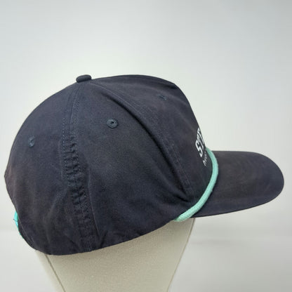 Big Accessories 5 Panel Blue Green OSFM Snapback Rope Steamatic Hat HVAC Mold