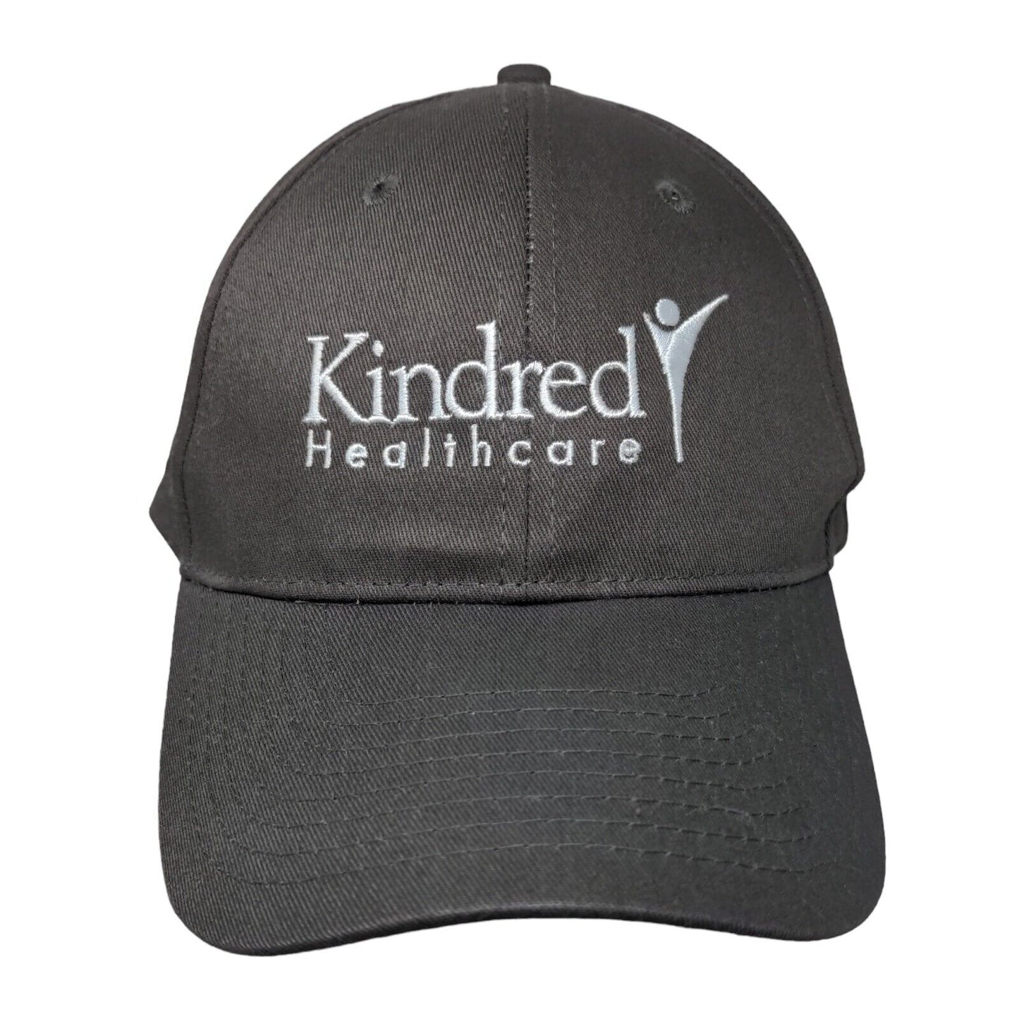 Kindred Healthcare Strapback Hat Gray OSFA Embroidered Hit Wear