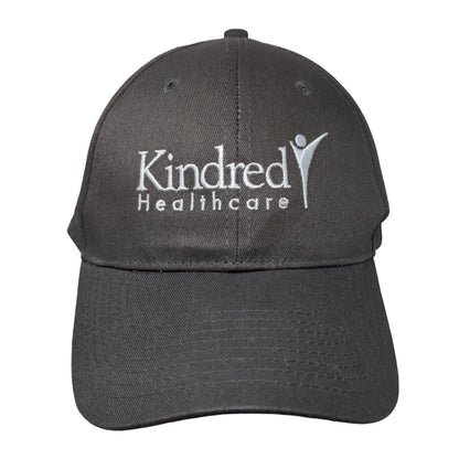 Kindred Healthcare Strapback Hat Gray OSFA Embroidered Hit Wear