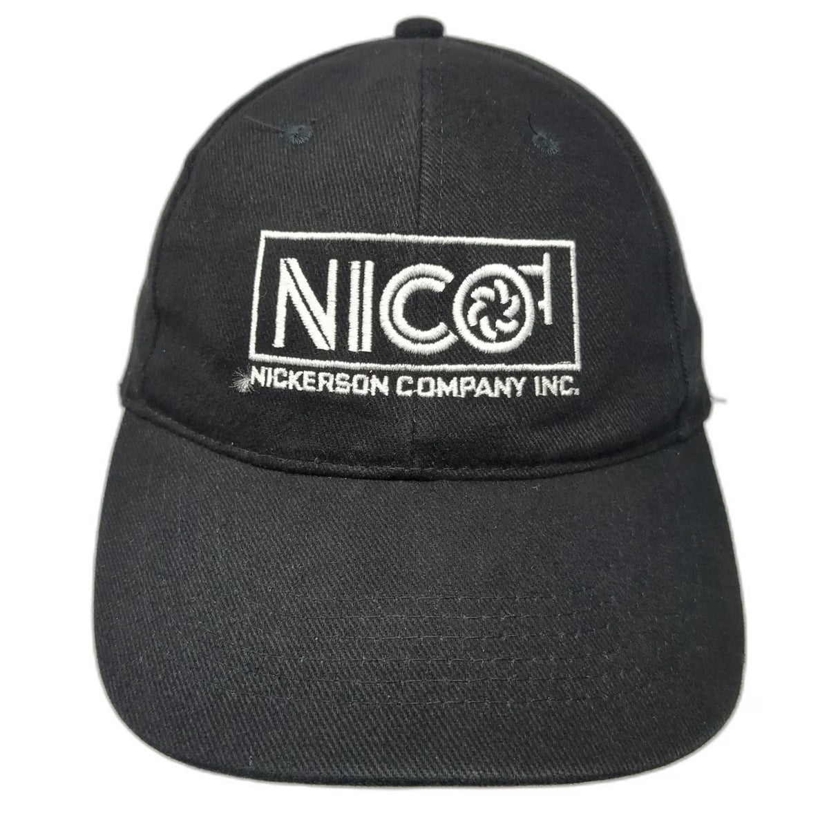 OTTO Baseball Cap Black OSFM Nickerson Company Inc Pump Service Industrial Hat