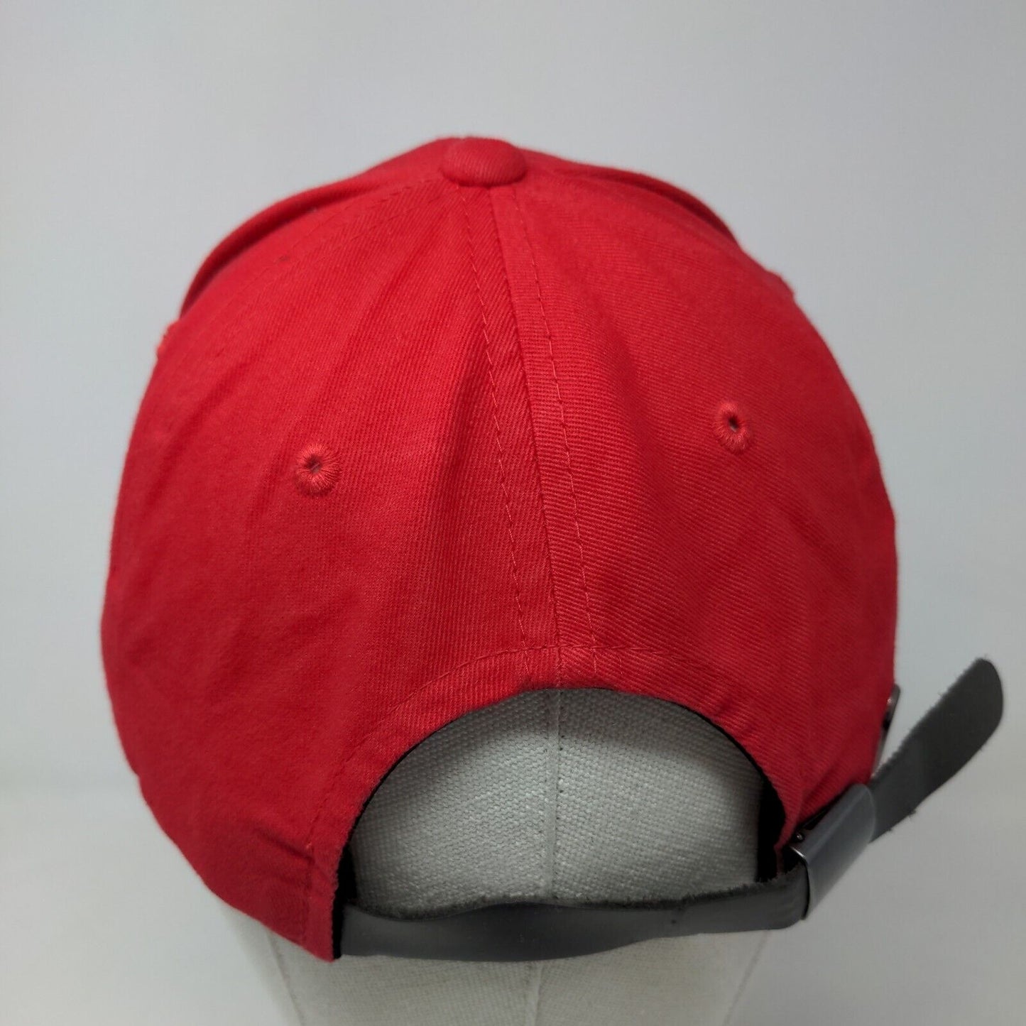 Champion Men's Slideback Hat Red Size OSFM Embroidered Logo Cotton