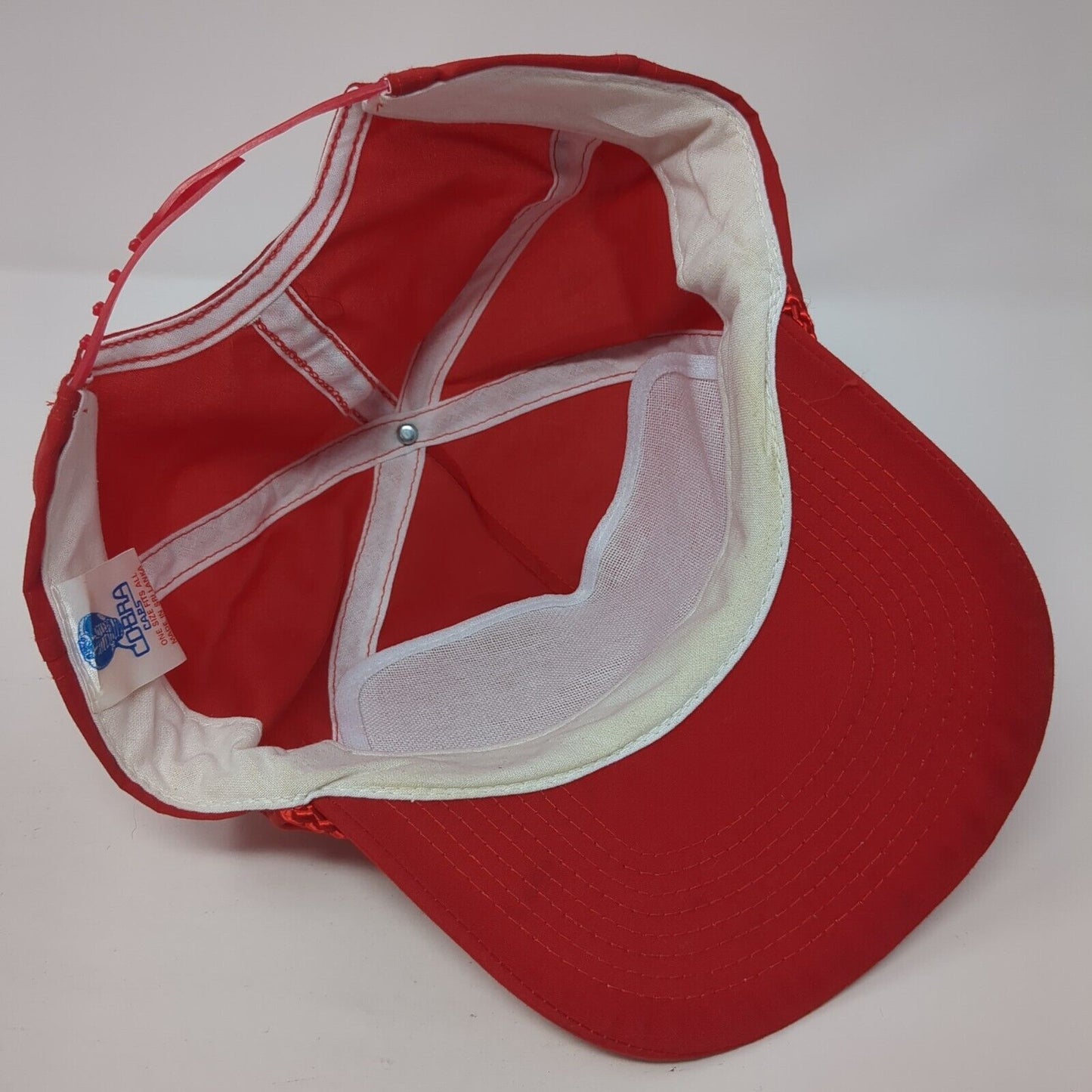 Assembly Station X Snapback Rope Hat Red One Size Adjustable Cobra