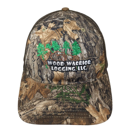 Wood Warrior Logging LLC Trucker Hat Multicolor OS Adjustable Camo Richardson