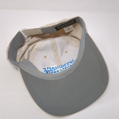 Wyndham Championship Strapback Hat Beige OS Adjustable Embroidered Imperial