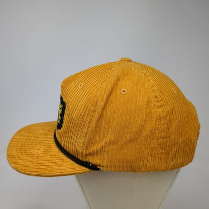 YOU KNOW. Sun Valley Mustard Yellow 5 Panel Corduroy Rope Hat Adjustable OSFM