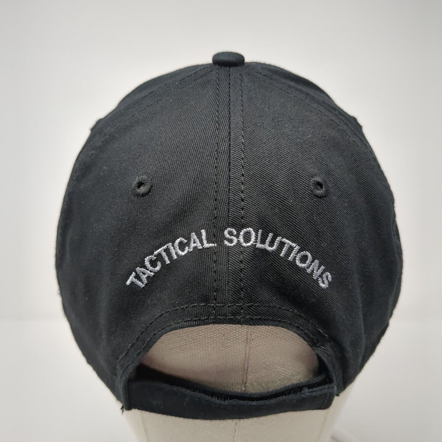 TS Tactical Solutions Strapback Hat Black One Size Embroidered New Era