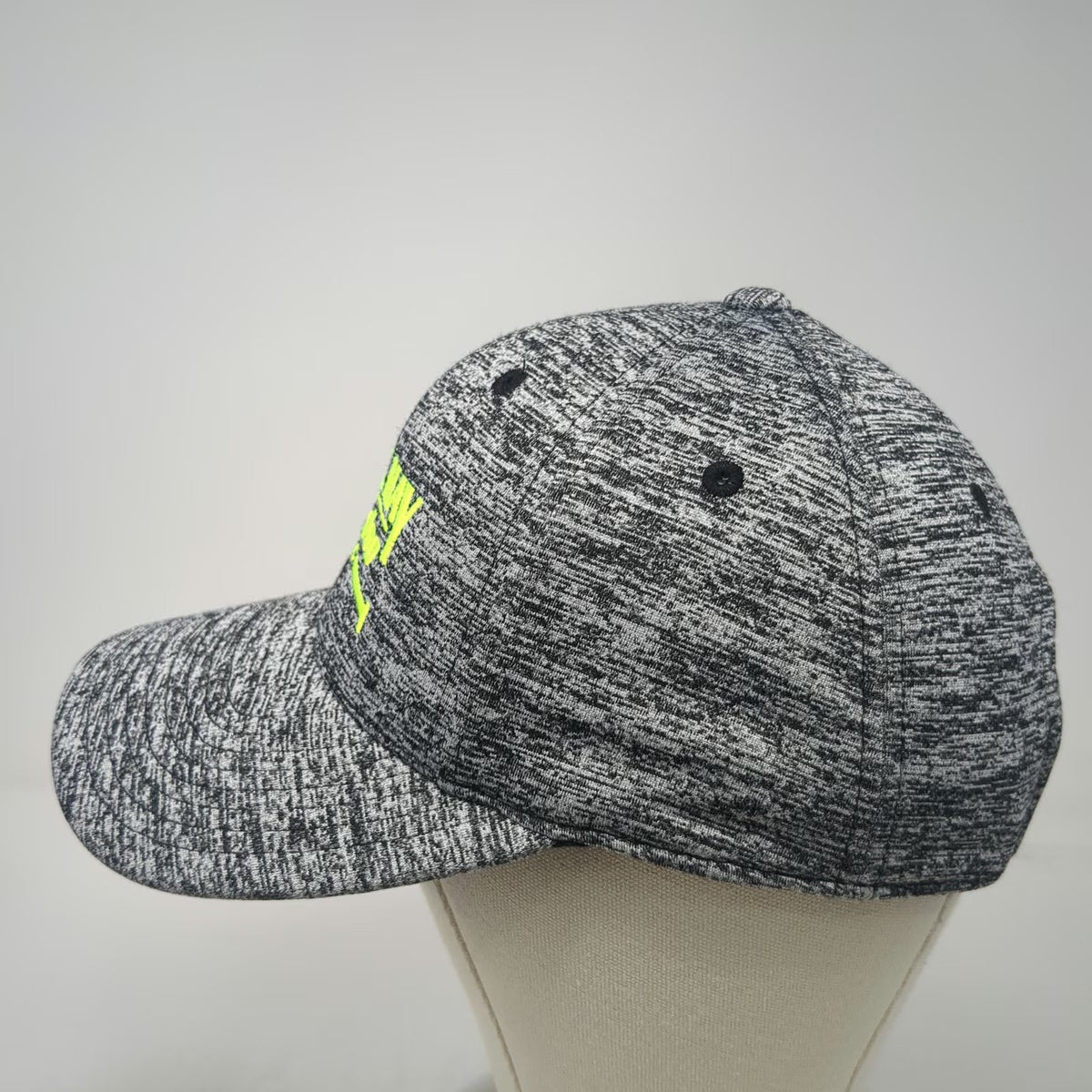 Sport-Tek Snapback Gray Hat One Size Frank May Ski-Doo Space Dye Green Polyester