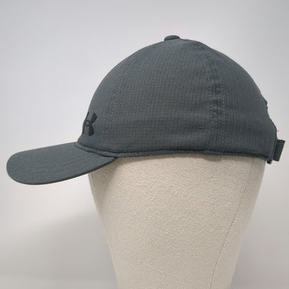 Under Armour Baseball Cap Gray One Size ArmourVent Strapback Textured Active Hat