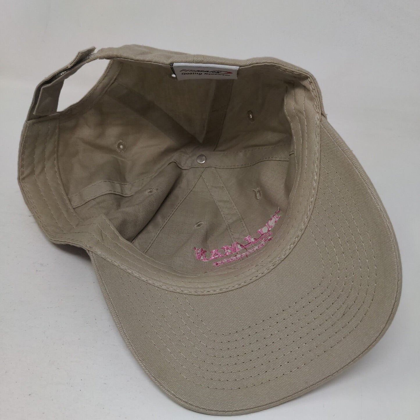 Tillman Furniture Strapback Hat Tan One Size Embroidered Fismark