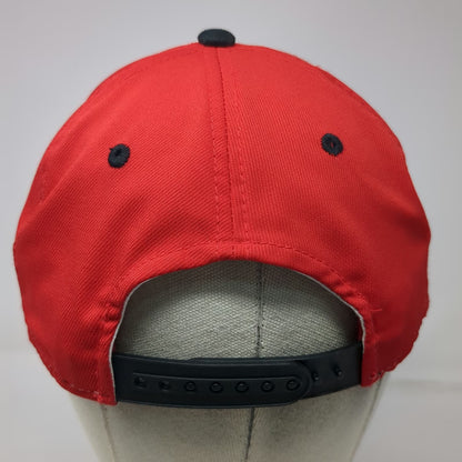 Portland Trail Blazers NBA Adidas Snapback Hat White Red Black One Size Pinwheel
