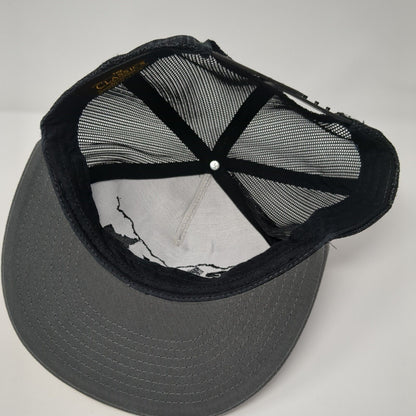 Elevate Idaho Snapback Mesh Back Trucker Hat Gray One Size Yupoong