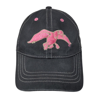 Duck Commander Strapback Hat Black One Size Adjustable Embroidered 6 Panel