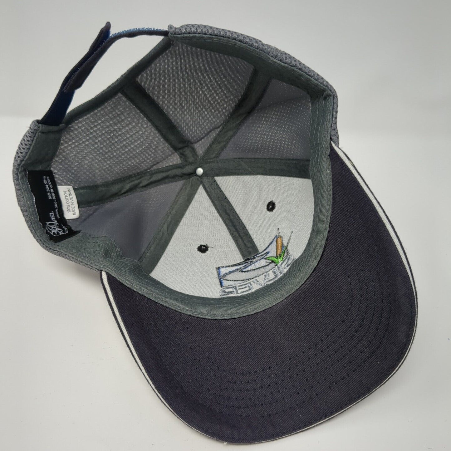 Silver Creek Strapback Mesh Back Hat Multicolor One Size 360 Apparel