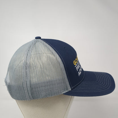 Golbon Protein Advantage Snapback Trucker Hat Blue OS Adjustable Outdoor Cap