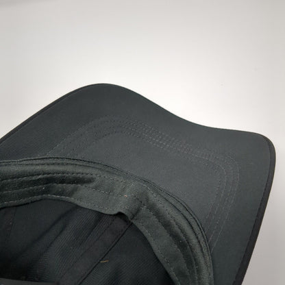 Nike Swoosh Strapback Hat Black One Size Embroidered Adjustable Solid