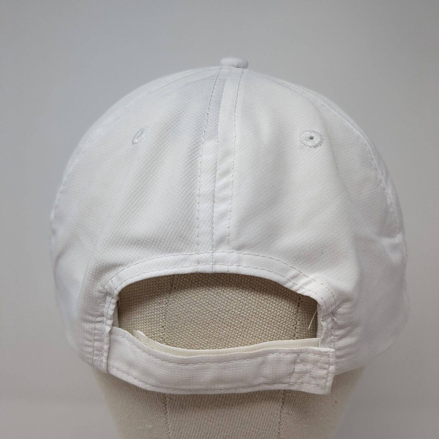Wells Fargo Championship Strapback Hat White OS Adjustable Embroidered Pukka