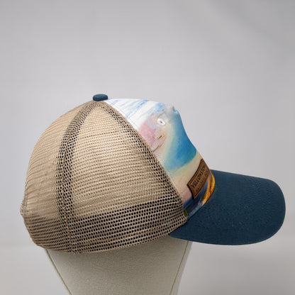 Yellowstone National Park Snapback Trucker Hat Multicolor One Size Mesh Back