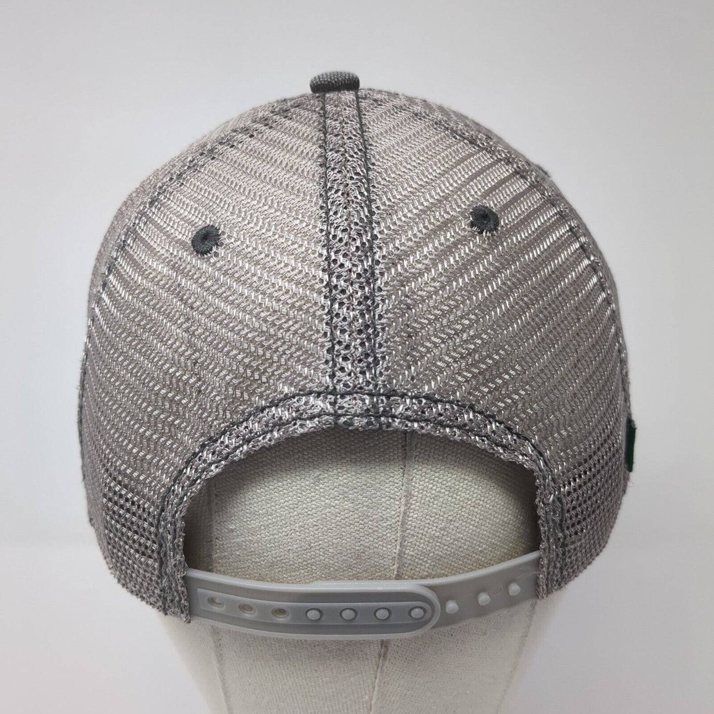 Floridatile Snapback Trucker Hat Gray OS Adjustable Embroidered Mesh Legacy