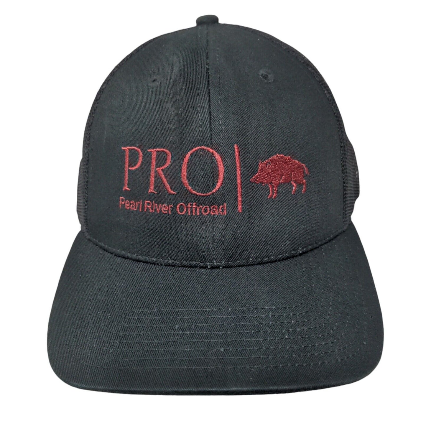 PRO Pearl River Off Road Mesh Back Trucker Hat Black Adult Outdoor Cap