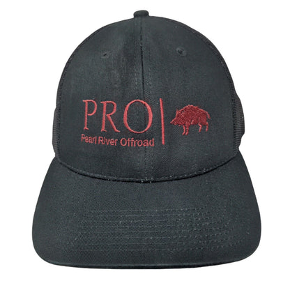 PRO Pearl River Off Road Mesh Back Trucker Hat Black Adult Outdoor Cap