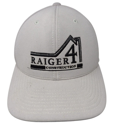 Raiger4 Construction Strapback Hat Gray OSFA Adjustable M2 Pacific Headwear