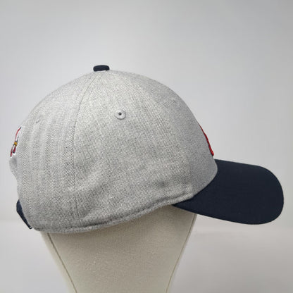 New Era Baseball Cap Gray Blue One Size 9FORTY MLB Atlanta Braves Slideback Hat