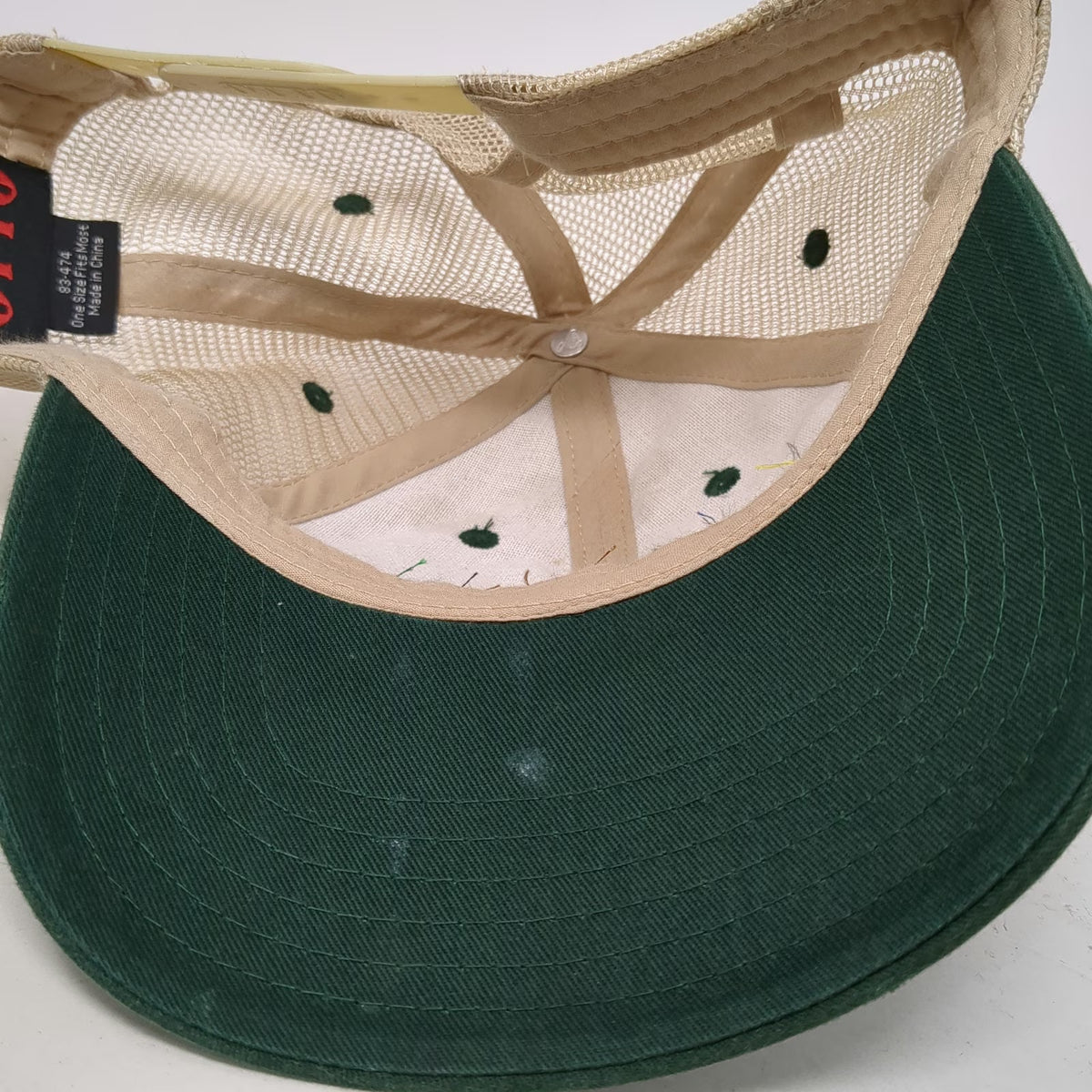 Otto Trucker Hat Beige Green One Size Colorado San Luis Valley Potatoes Snapback