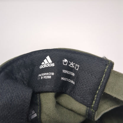Adidas Slideback Baseball Cap Green One Size Adjustable Embroidered 6 Panel