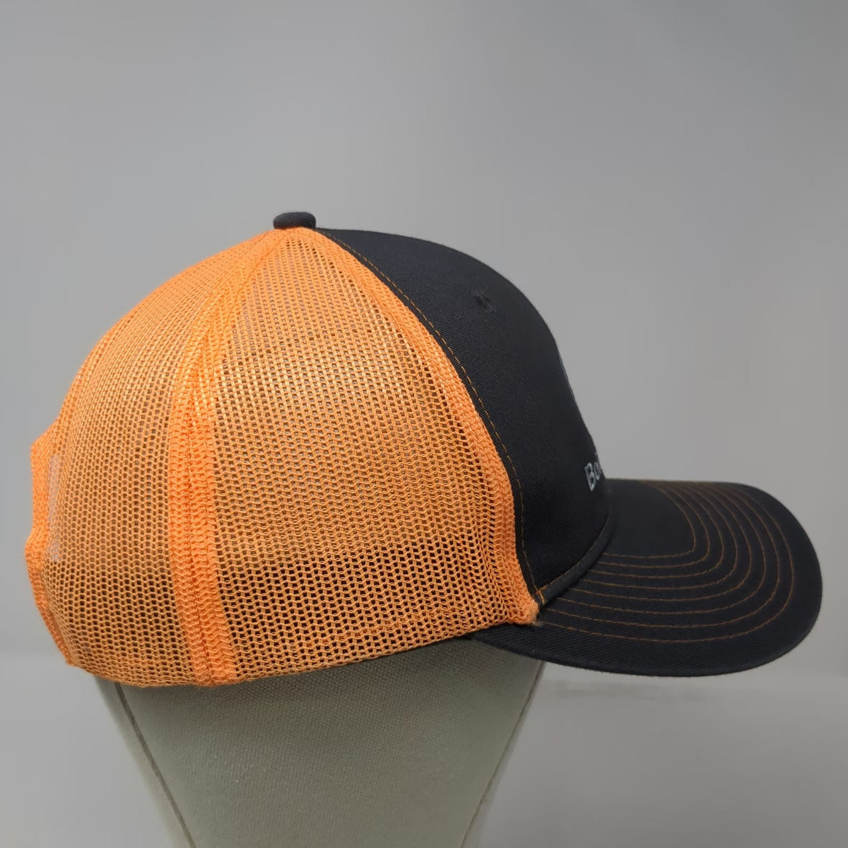 Port Authority Boise Cascade Gray Orange One Size Trucker Hat Mesh Snapback Logo