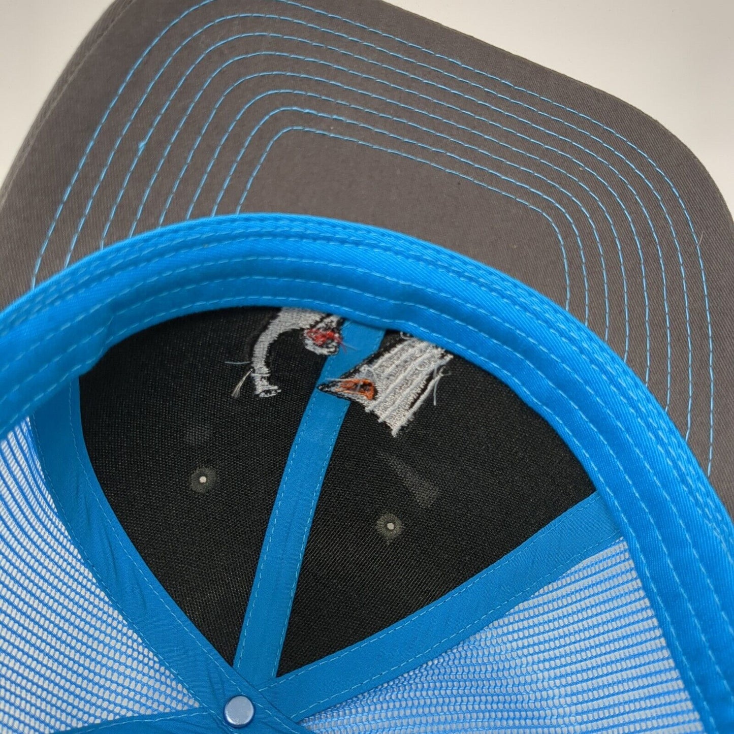 Lindo Snapback Mesh Back Trucker Hat Multicolor One Size Embroidered