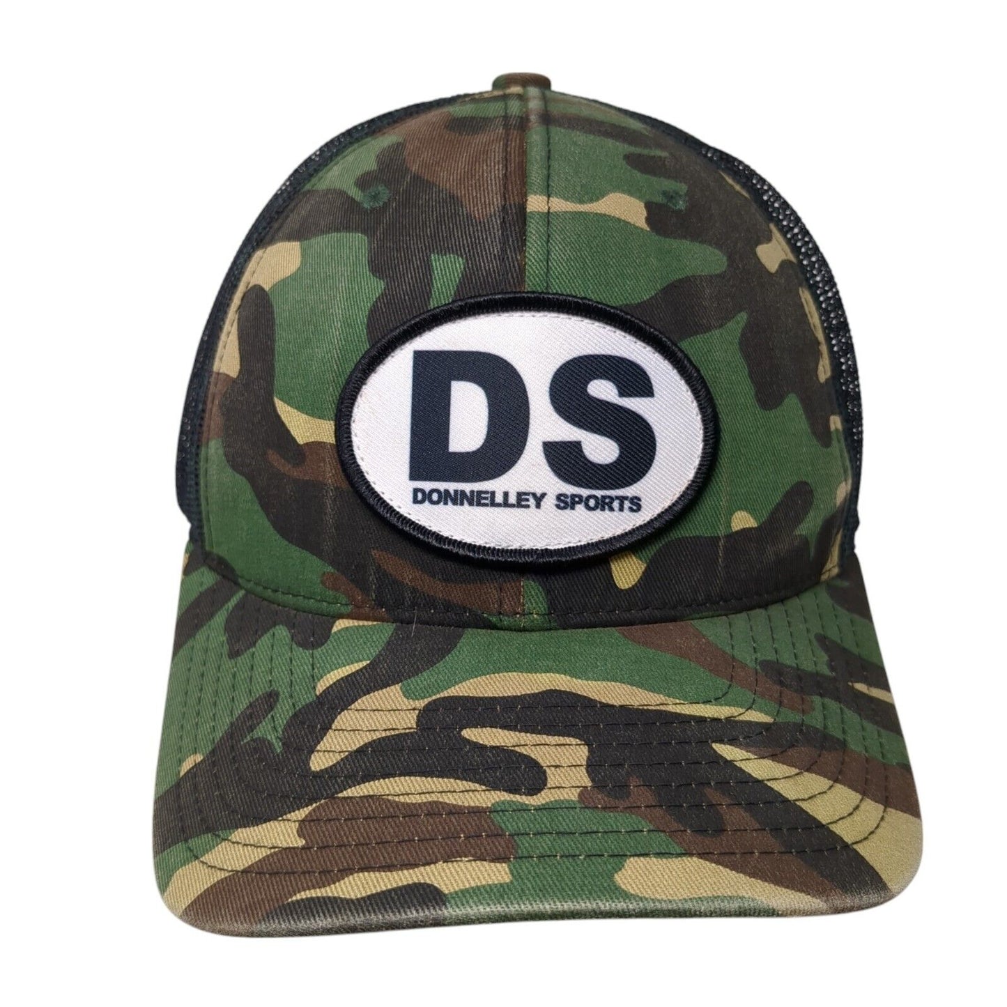DS Donnelley Sports Snapback Trucker Hat Camouflage OS Mesh Back Richardson