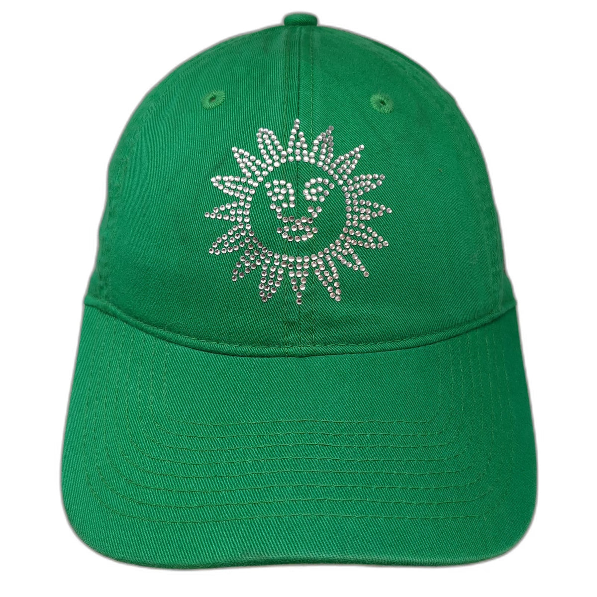Gear For Sports Baseball Cap Green One Size Rhinestone Sun Valley Graphic Hat