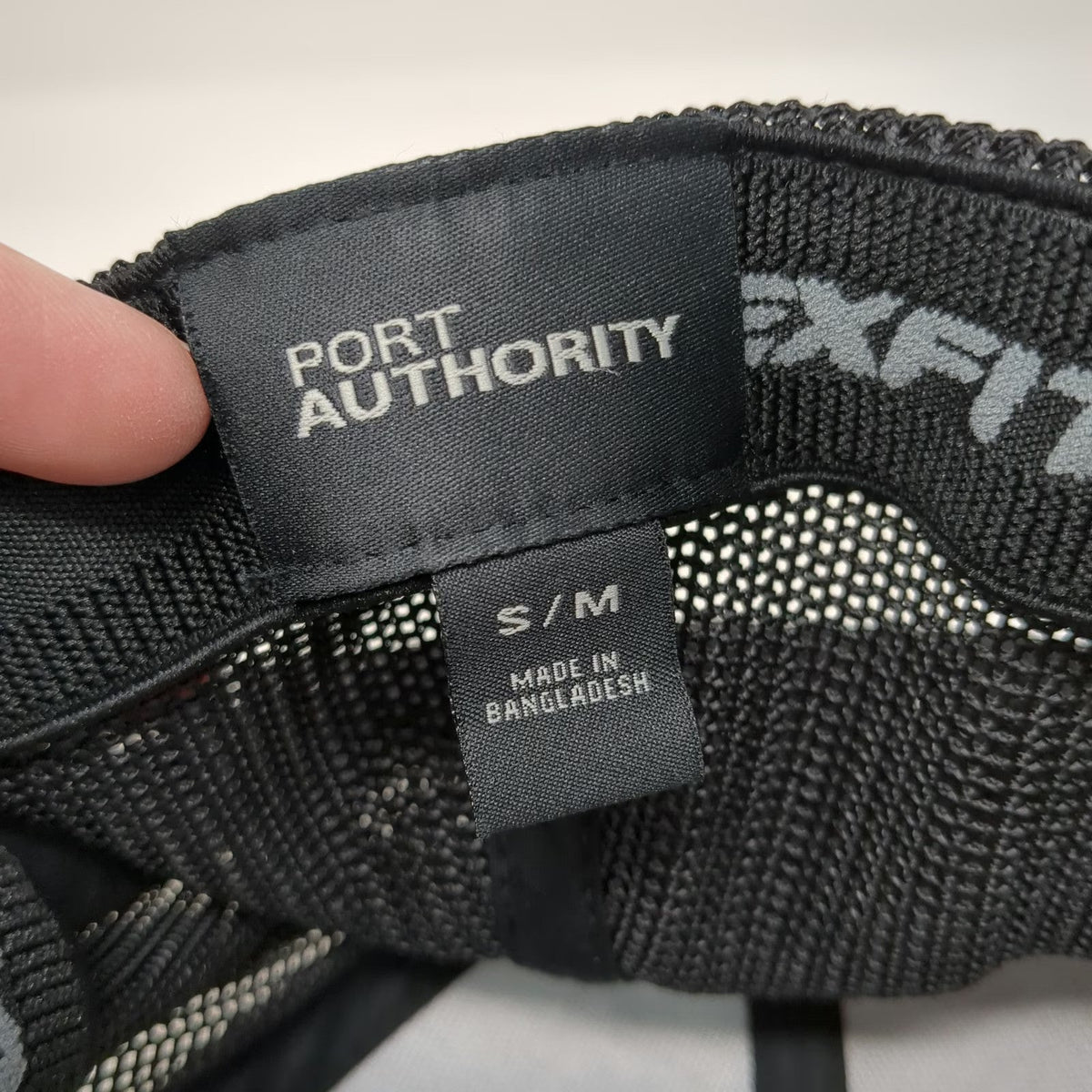 Port Authority Baseball Cap Black M Mesh Back Flexfit Corwin Ford Nampa Hat