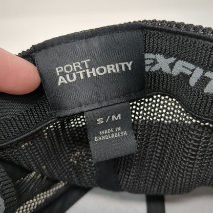 Port Authority Baseball Cap Black M Mesh Back Flexfit Corwin Ford Nampa Hat