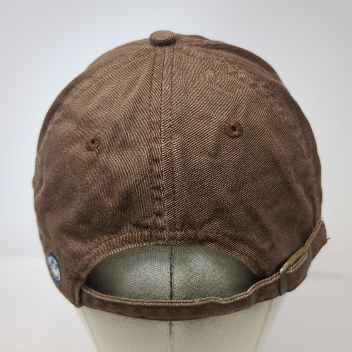 Life is good Baseball Cap Brown One Size Peace Symbol Cotton Slideback Hat