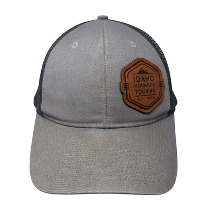 Idaho Mountain Touring Patch Snapback Trucker Hat Gray One Size Outdoor
