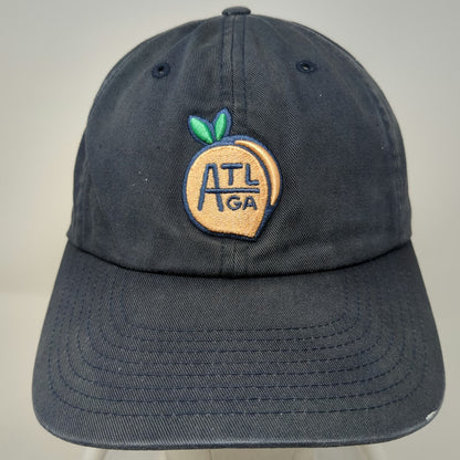 You Know. Baseball Cap Blue One Size ATL GA Peach Unstructured Slideback Hat