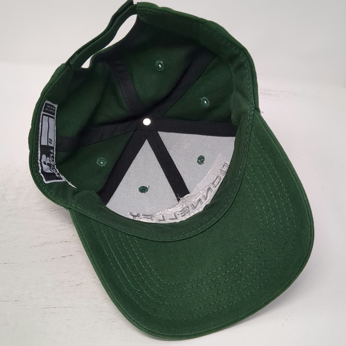 Russell Athletic Baseball Cap Green One Size Donnelley Sports Strapback Hat