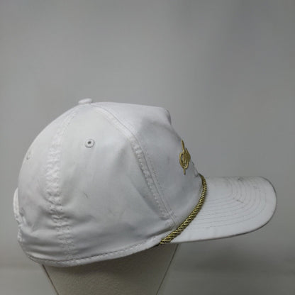 San Jose Snapback Hat White OSFA Adjustable Embroidered Rope 6 Panel Imperial