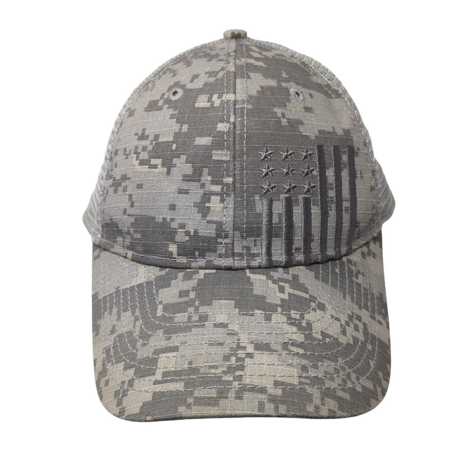 USA Flag Snapback Trucker Hat Camouflage One Size Adjustable Patriotic Mesh Back