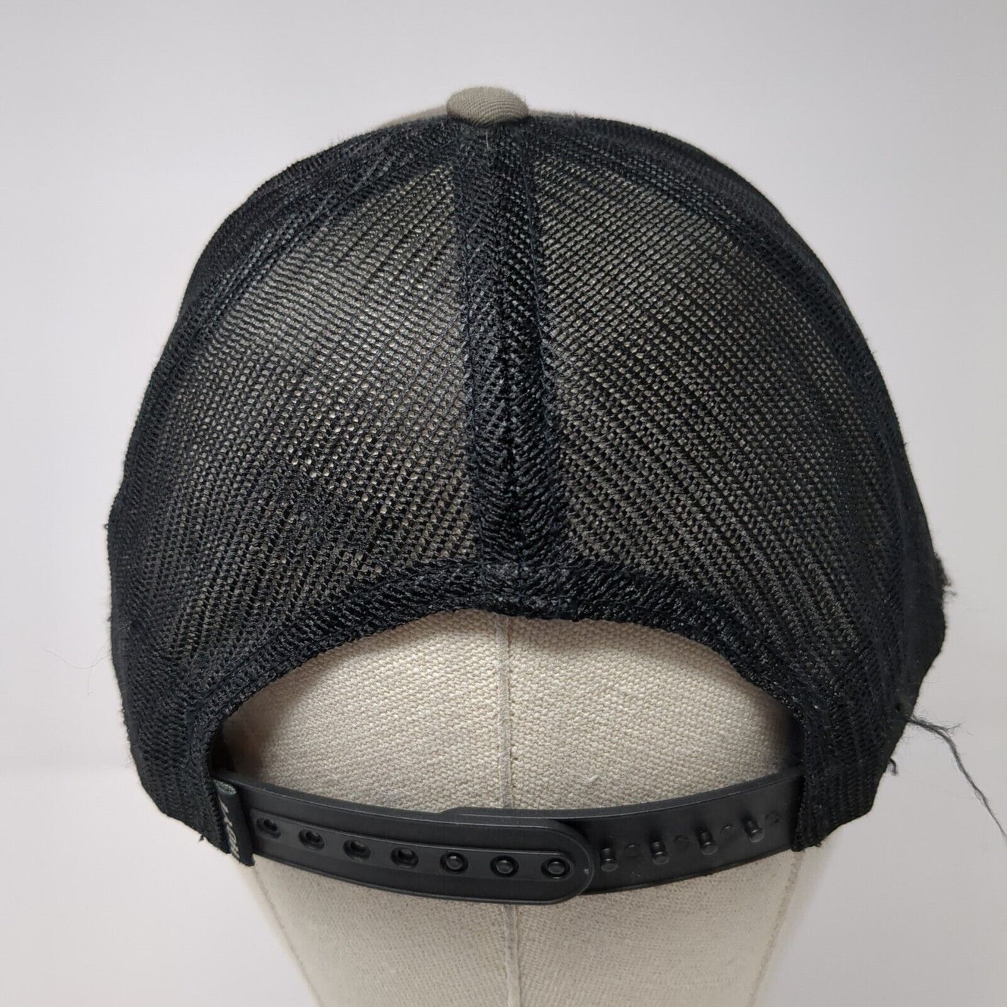 Hoyt Archery Snapback Trucker Hat Gray One Size Adjustable 6 Panel Mesh Back